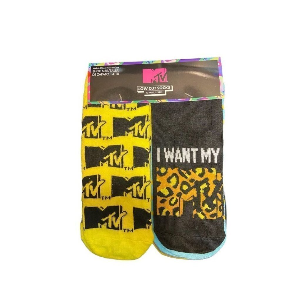 Women's MTV pack of socks NEW